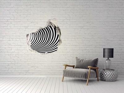 Hole wall sticker 3D tunnel