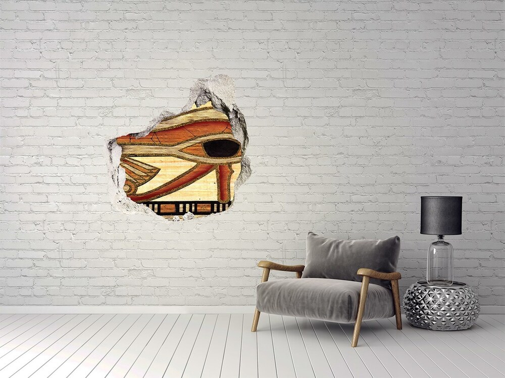 Hole wall sticker Egyptian eye