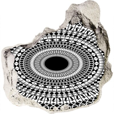 3D wall hole wallpaper Abstract pattern on the wall