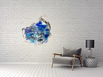 Hole wall sticker The underwater world in the hole