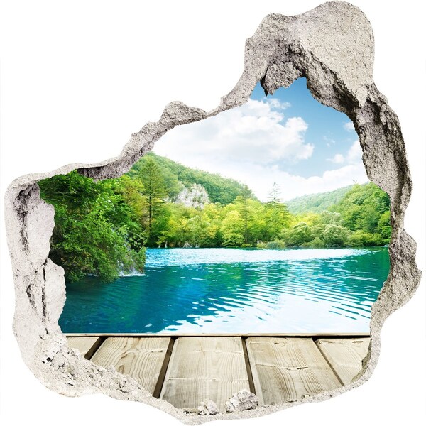 Hole in the wall decal A bay among the mountains