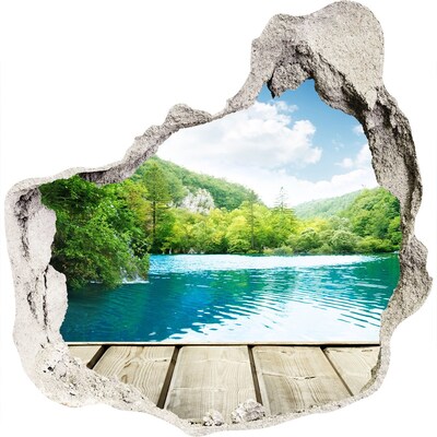 Hole in the wall decal A bay among the mountains