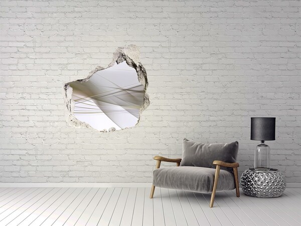 Hole wall sticker Modern space in concrete