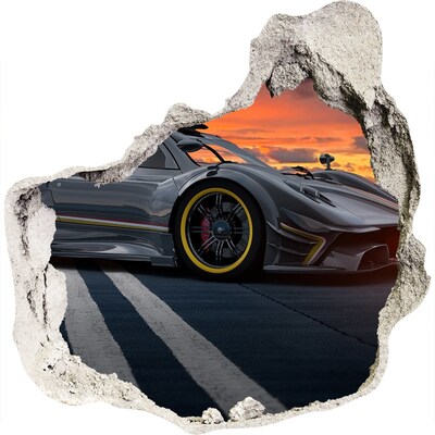 Hole in the wall decal Racer