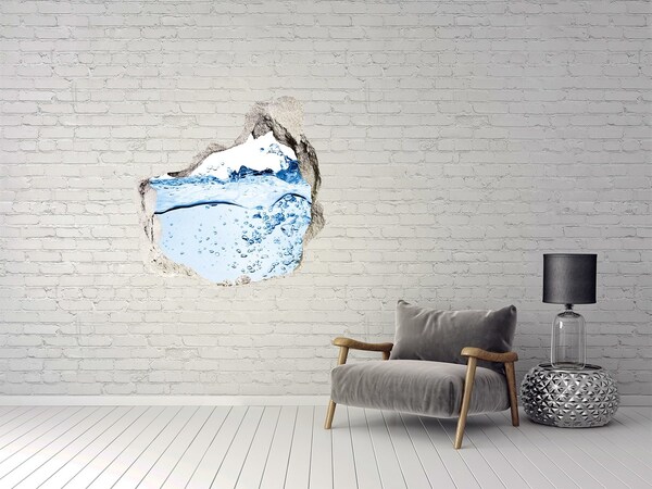 Hole in the wall sticker Water