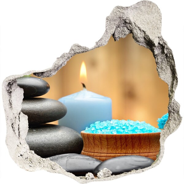 Hole wall sticker Relaxing spa corner