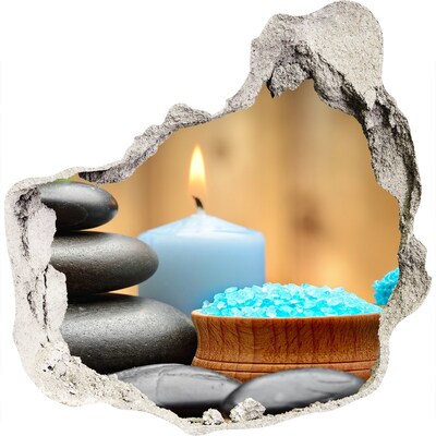 Hole wall sticker Relaxing spa corner