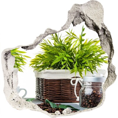 Hole in the wall decal A green oasis in the comfort of your home