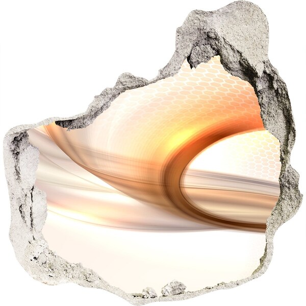 3D wall hole wallpaper Modern interior design