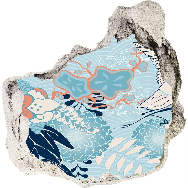 3D wall hole The underwater world of corals