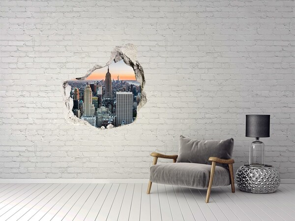 Hole in the wall decal New York