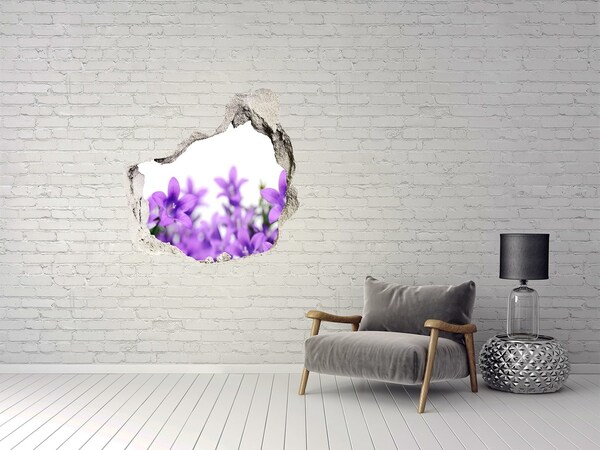 3D wall hole Flowers in paradise