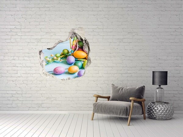 Hole wall sticker Easter Eggs in the Hole