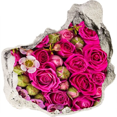 Hole wall sticker Roses