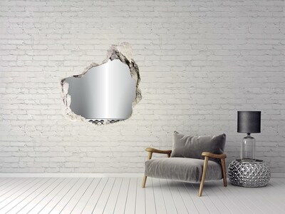 Hole in the wall sticker Broken mirror wall