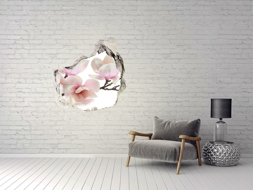 Hole wall sticker Magnolia