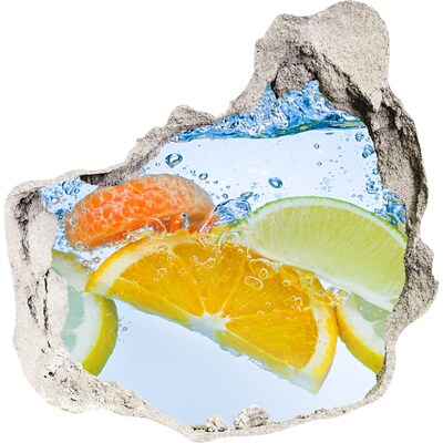 Hole in the wall decal A refreshing fruity shot