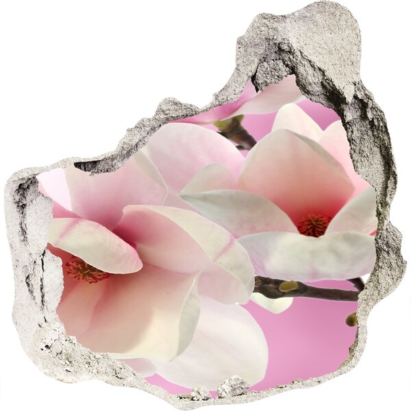 Hole in the wall sticker A floral dream behind the wall