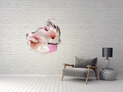 Hole in the wall sticker A floral dream behind the wall