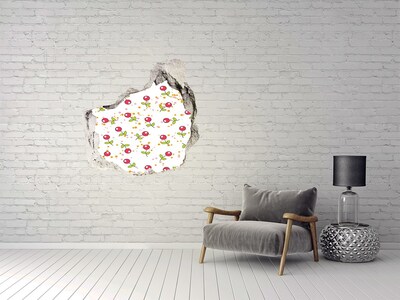 Hole wall sticker Cherry