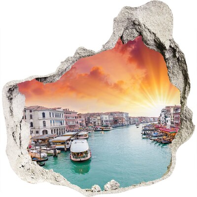 Hole in the wall sticker Venice at sunrise