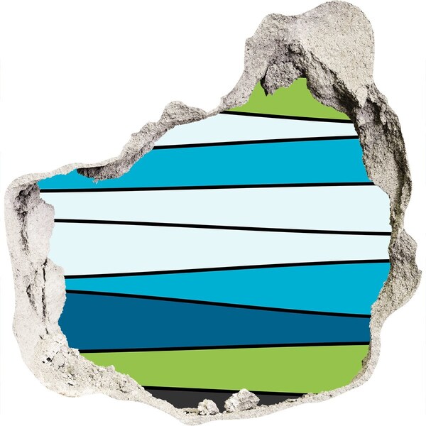 Hole in the wall sticker Abstract Interior of the Wall