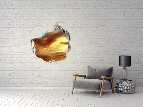 Hole in the wall decal Sunrise