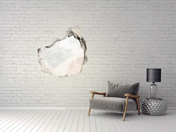Hole in the wall decal Stone hole in the wall