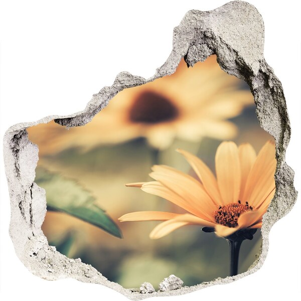 Hole wall sticker Spring flower