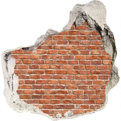 3D wall hole Brick wall