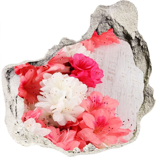 3D wall hole wallpaper Flowers