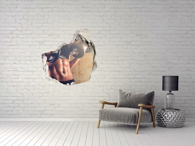 Hole wall sticker Muscle structure