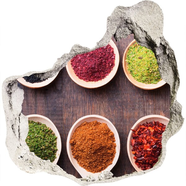 Hole wall sticker Spice paradise