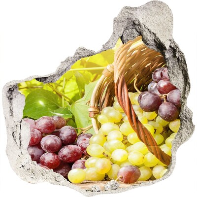 Hole wall sticker Fruit in the basket
