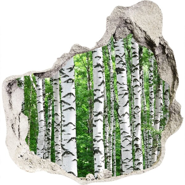 Hole wall sticker A Hole-in-the-Wall Forest Oasis