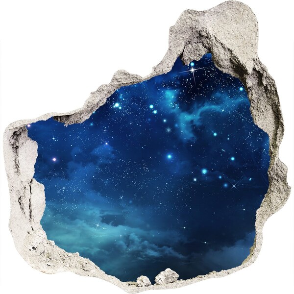 Hole wall sticker Starry sky