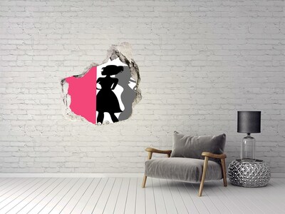 3D wall hole Women's silhouettes