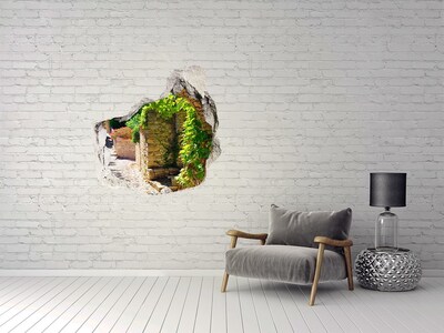 Hole in the wall sticker Charming street