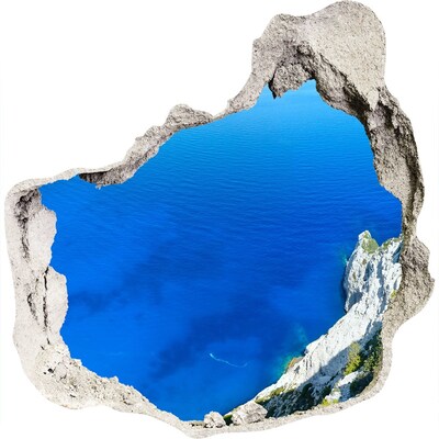 Hole in the wall decal Zakynthos Greece