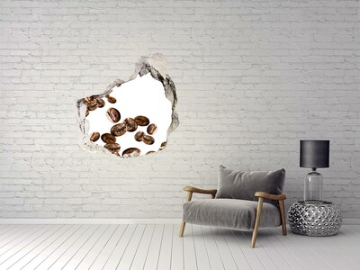 Hole wall sticker Coffee beans