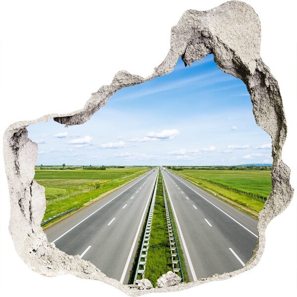 Hole in the wall sticker highway