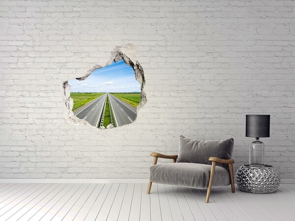 Hole in the wall sticker highway