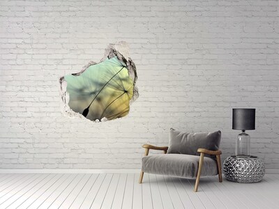 Hole wall sticker Dandelion seeds