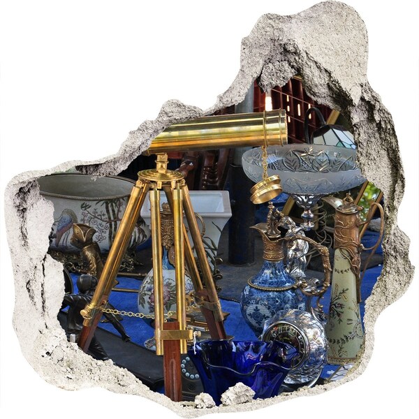 Hole wall sticker Antiques in a Mystery Shop