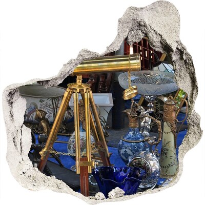 Hole wall sticker Antiques in a Mystery Shop