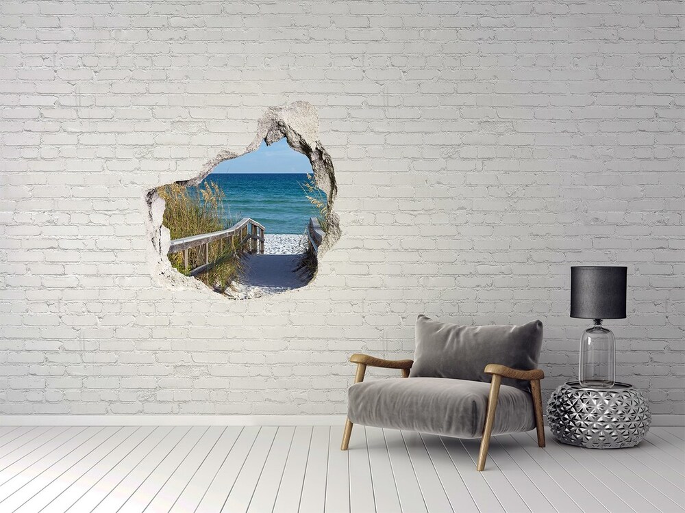 Hole in the wall sticker Coastal dunes