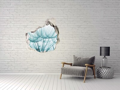 Hole wall sticker Dandelion seeds