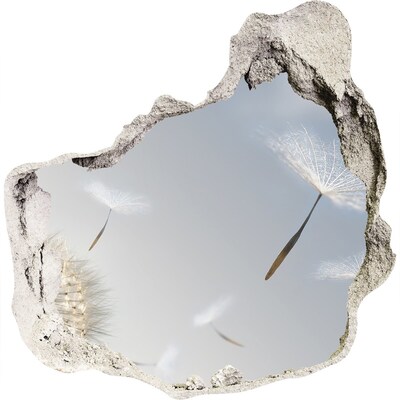 Hole in the wall sticker Dandelions in the clouds