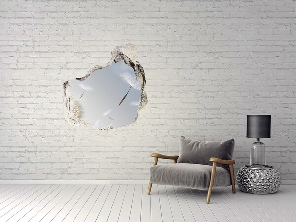 Hole in the wall sticker Dandelion