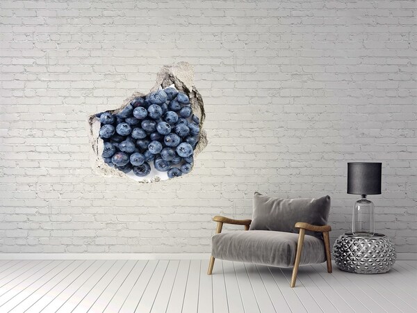 Hole wall sticker Blueberry veneer